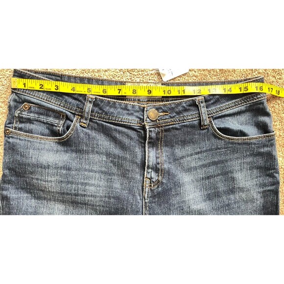 Vintage, Fat Face Bootcut 14 R, Sz 32 W, Women Blue Jeans, 90s - Picture 6 of 8